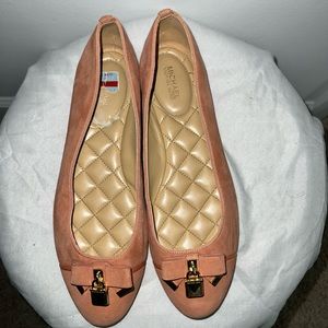 Michael Kors coral flats